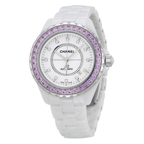 chanel ladies watch white|Chanel female watches.